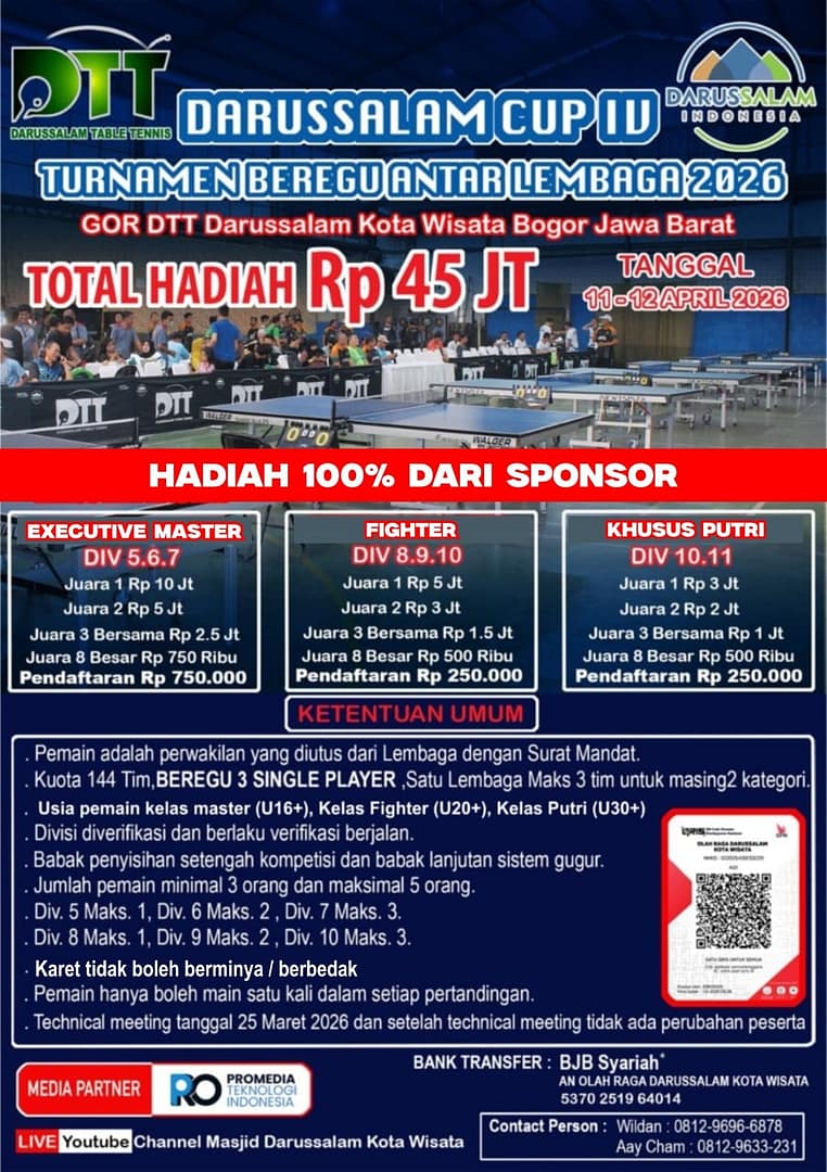 Homepage 16 Darussalam Cup IV