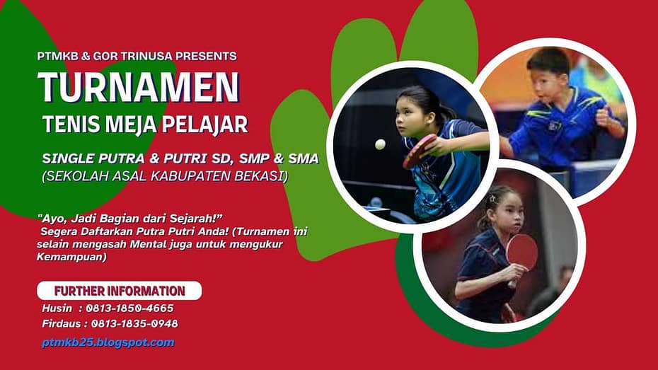 Turnamen Tenis Meja Pelajar