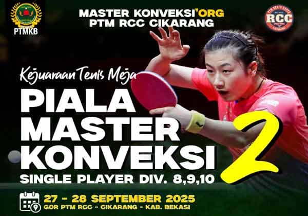 Turnamen Tenis Meja Master Konveksi