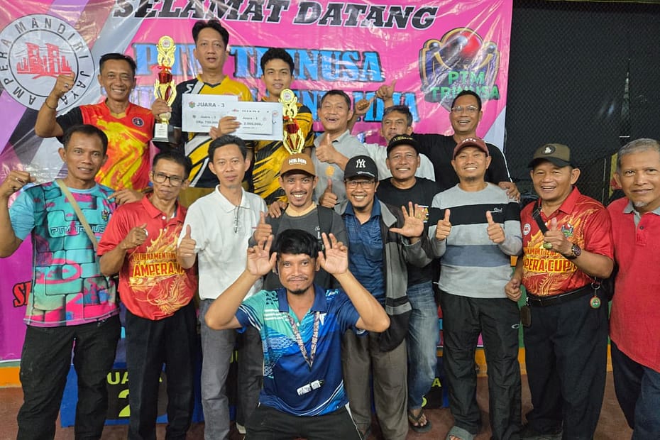 Hasil Turnamen Tenis Meja Ampera Cup 1