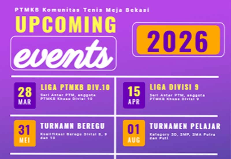 Turnamen Tenis Meja Antar PTM Bekasi 2 Turnamen Tenis Meja Antar PTM Bekasi
