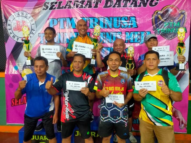 Hasil Turnamen Tenis Meja Ampera Cup 1 3 Ampera cup 1 divisi 910